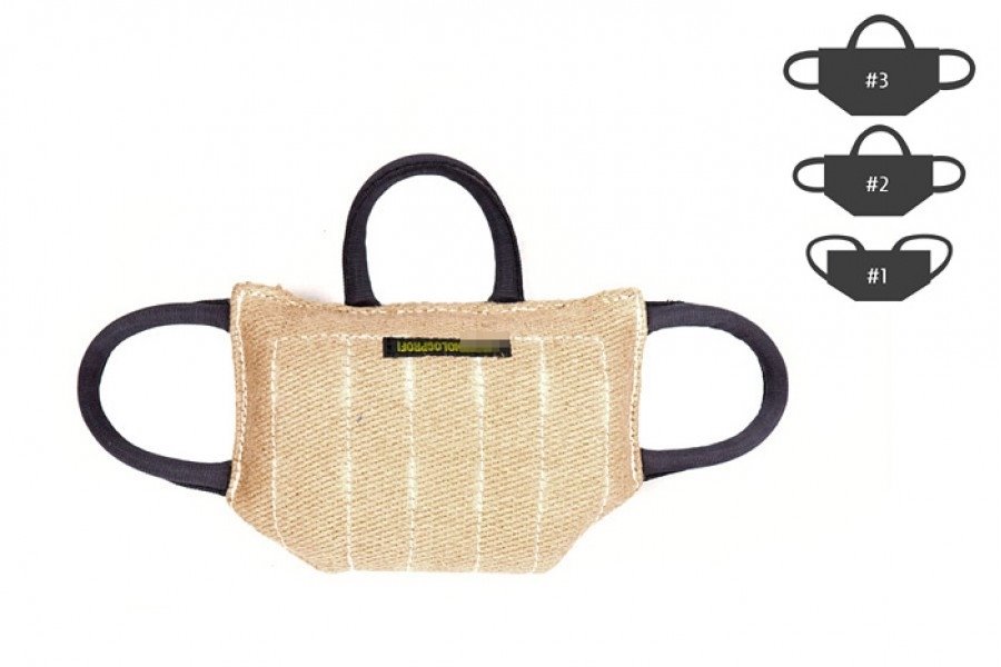 1495130604 PRIDE Bijtkussen met 3 handvatten, Jute