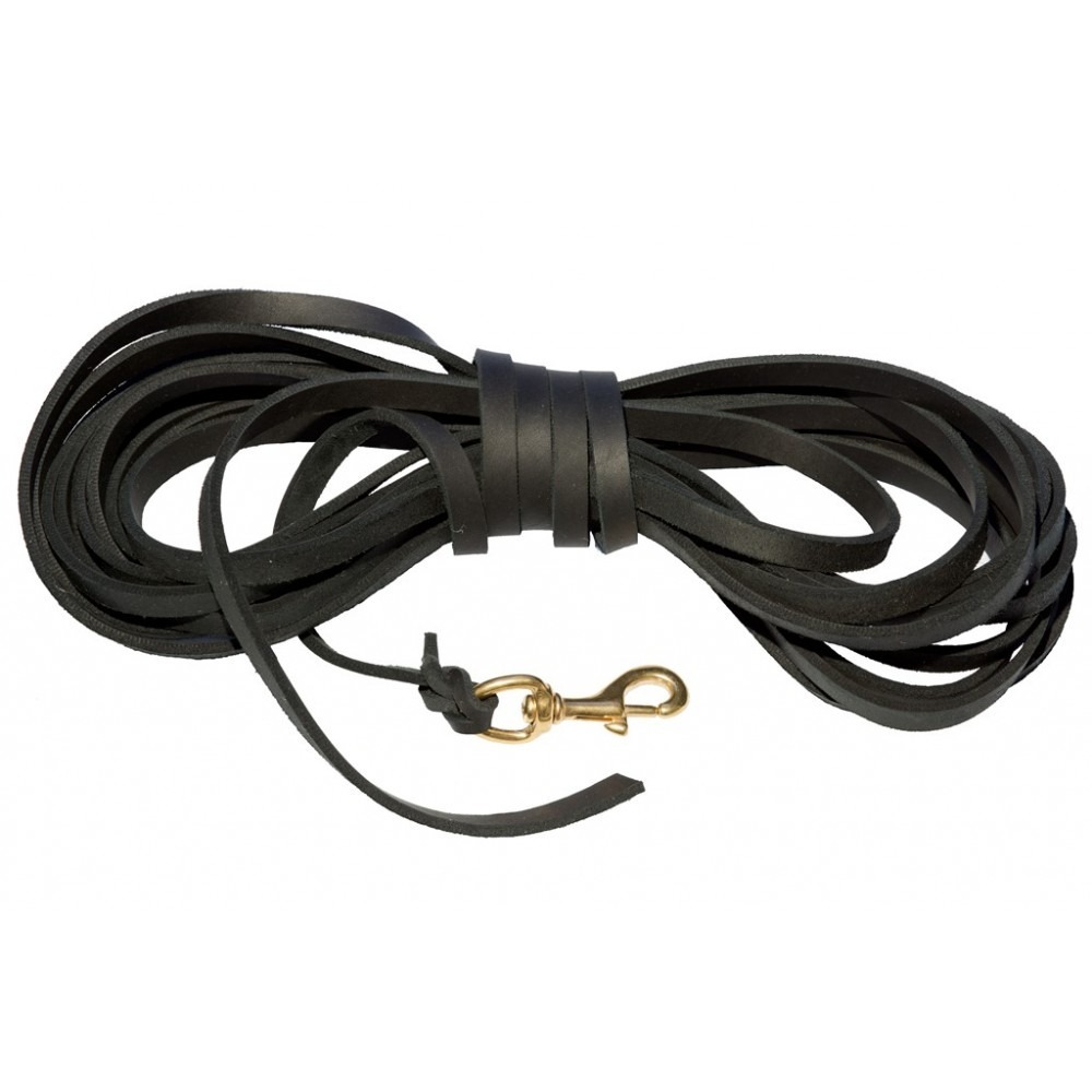 K9 Factory Lederen lange lijn 5 Meter