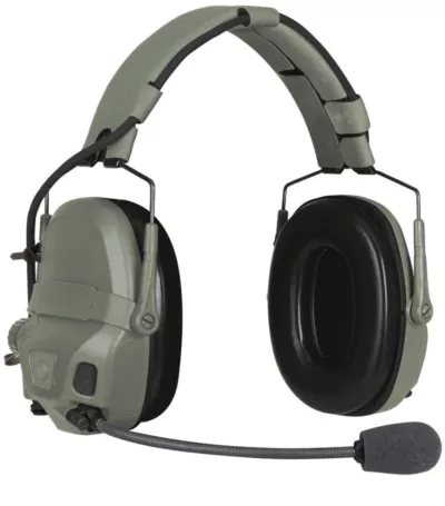 Ops-Core AMP-headset met railbevestigingen urban grey