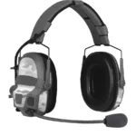 Ops-Core AMP Headset Connectorized & NFMI Ear Pro Multicam Alpine