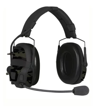 Ops-Core AMP Headset Connectorized & NFMI Ear Pro Multicam Black