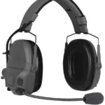 Ops-Core AMP Headset Connectorized & NFMI Ear Pro Urban Grey