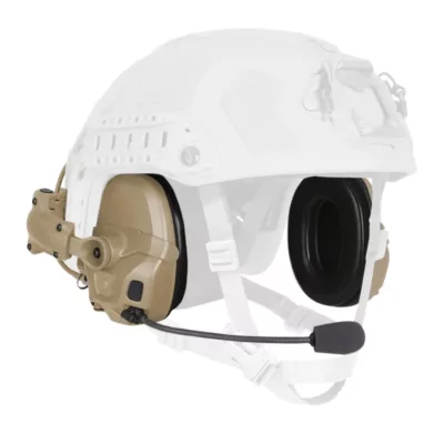 Ops-Core AMP-headset met railbevestigingen tan