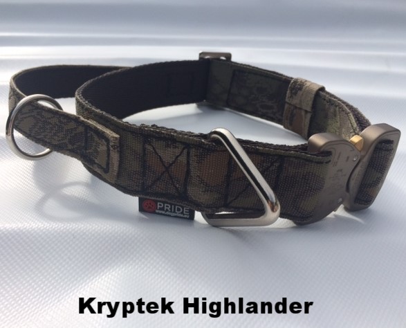 PRIDE Sterke halsband met handvat Cobra-sluiting