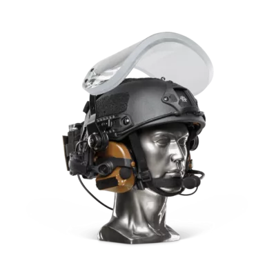 Ballistische helm met kogelvrij vizier NIJ Niveau-IIIA+