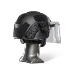 Ballistische helm met kogelvrij vizier NIJ Niveau-IIIA+ side