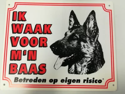 Waakbord duitse herder