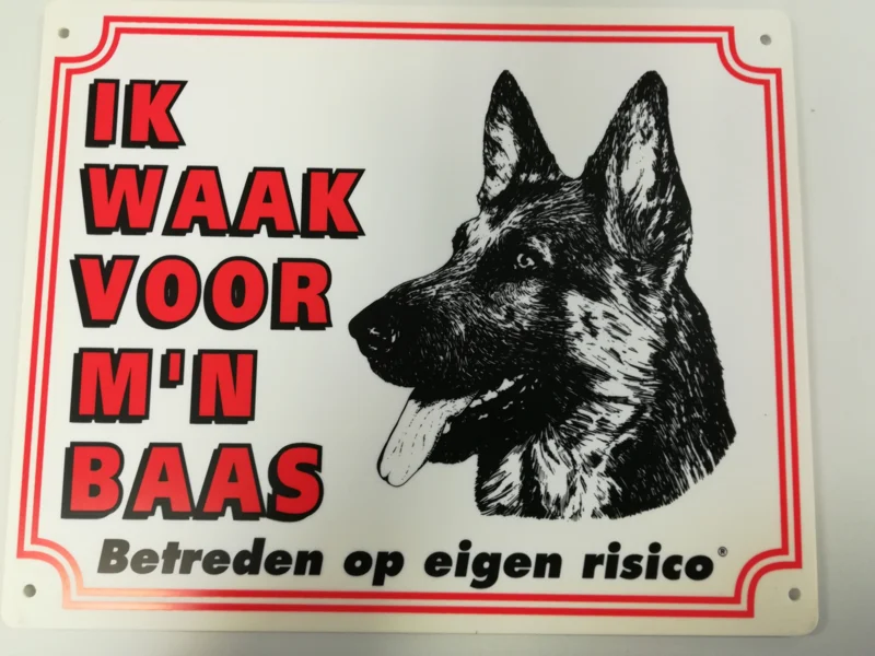 Waakbord duitse herder