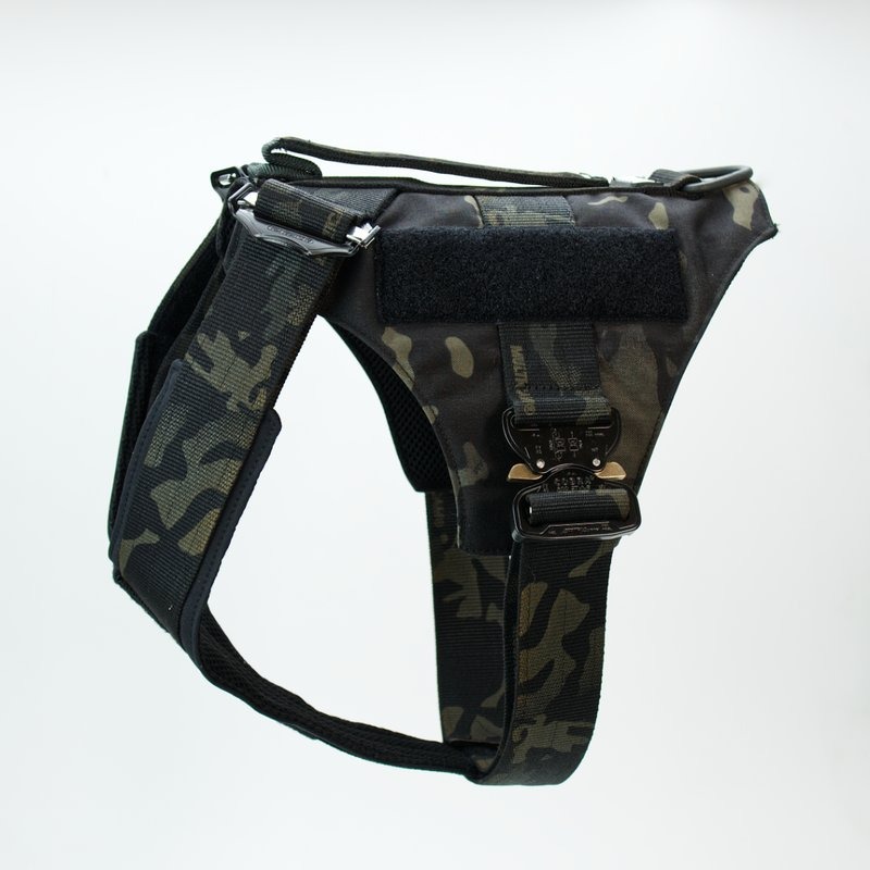 TECDOX Harnas magnetisch-handvat Multicam-Black