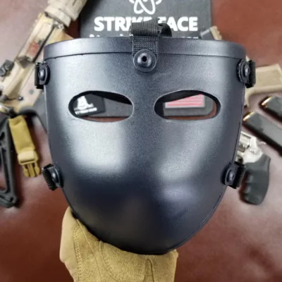 Half Face Bulletproof Mask voor helmen | NIJ Niveau IIIA+ voorkant