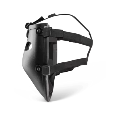 Half Face Bulletproof Mask voor helmen | NIJ Niveau IIIA+ zijkant