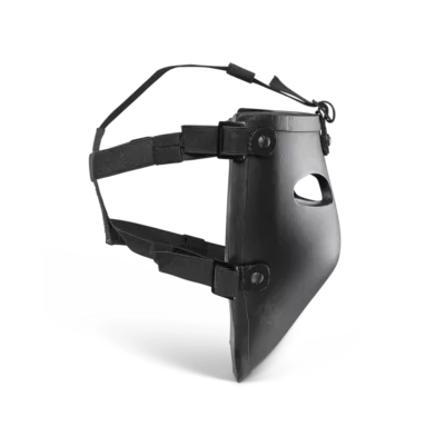 Half Face Bulletproof Mask voor helmen | NIJ Niveau IIIA+ zijkant