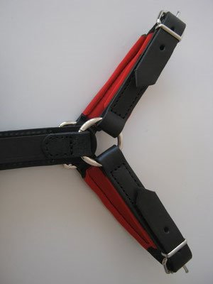 image6cxhdsh0 PRIDE Gevoerde lederen hondenharnas maat S