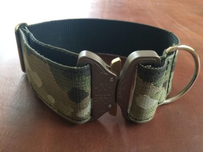 PRIDE Klassieke militaire halsband met COBRA sluiting