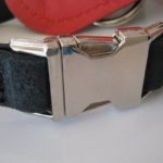 imagejsluj4cu PRIDE Gevoerde lederen hondenharnas maat S