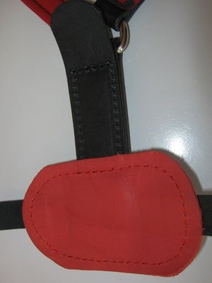 imagen01ap0bj PRIDE Gevoerde lederen hondenharnas maat S