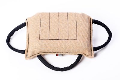 PRIDE Bijtkussen met 3 handvatten, Jute