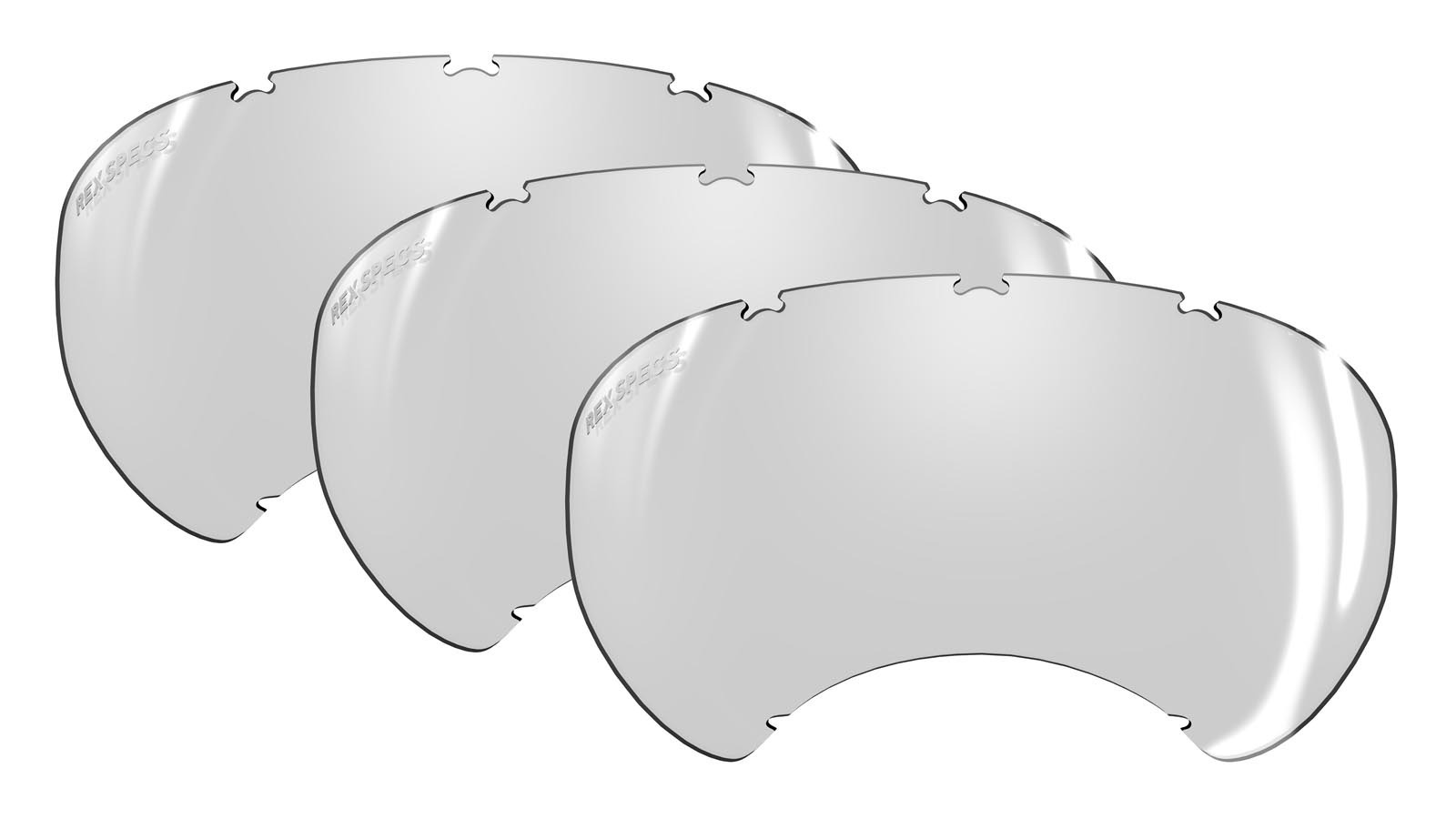 REX SPECS Vervangende-vizier set-CLEAR