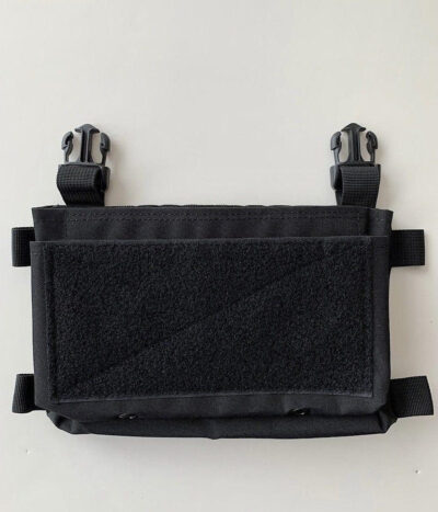 Modulair frontpaneel voor QRF-plaatdrager zwart