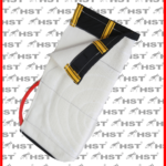 HST cover voor bijtmouw met handvat White line