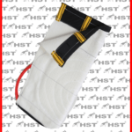 HST cover voor bijtmouw met handvat White line