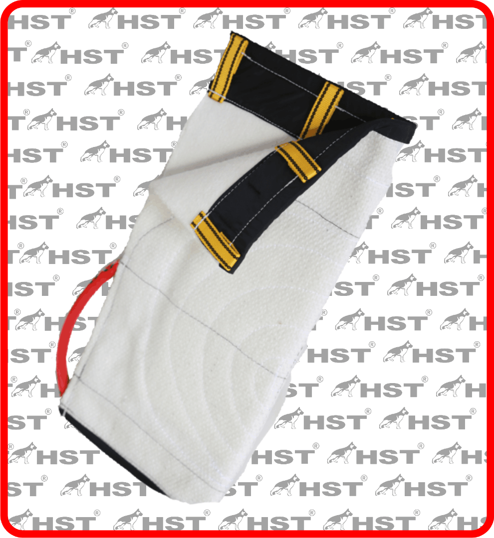 mouwovertrek-met-lus-witte-lijn HST cover voor bijtmouw met handvat White line