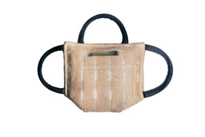 PRIDE Plat bijtkussen met 3 handvatten, jute