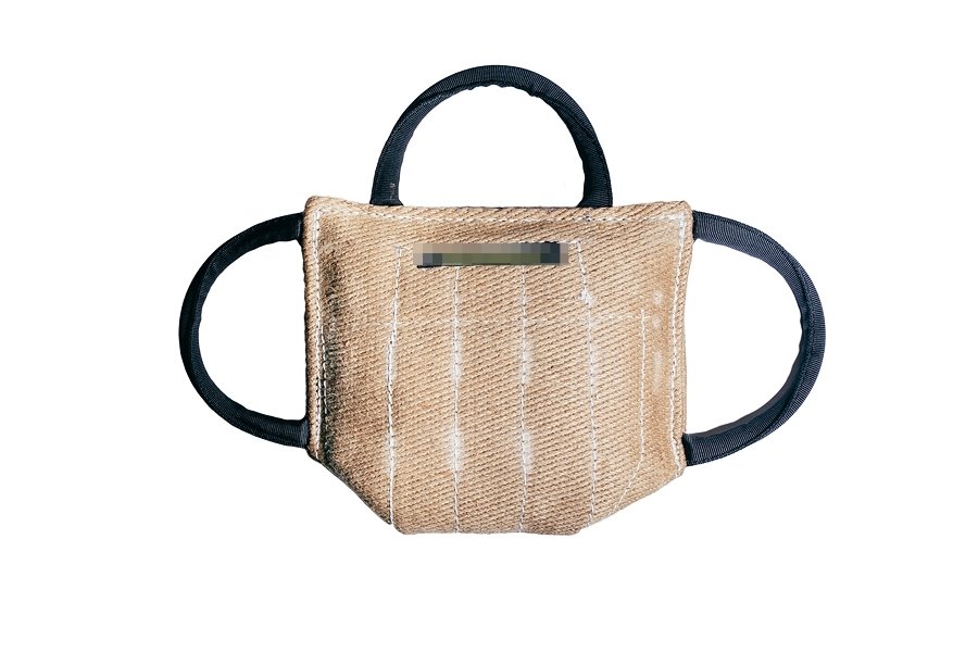 plat-jute PRIDE Plat bijtkussen met 3 handvatten, jute