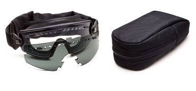 SMITH OPTICS Goggle Lopro BK Clear Grey Field Kit