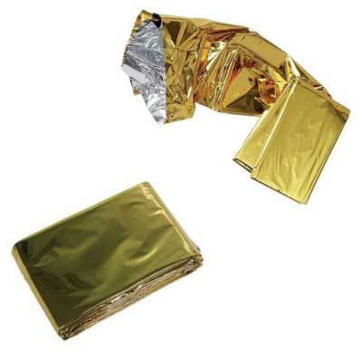 Overlevingsdeken voor gewonde hond