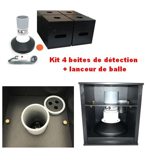 verybig-4017-1 Kit 4 HDPE-detectieboxen+ballenwerper